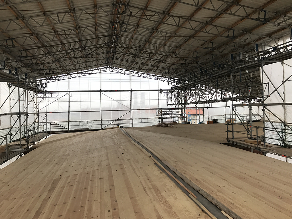 Berlin Prinzenallee Wetterschutzdach